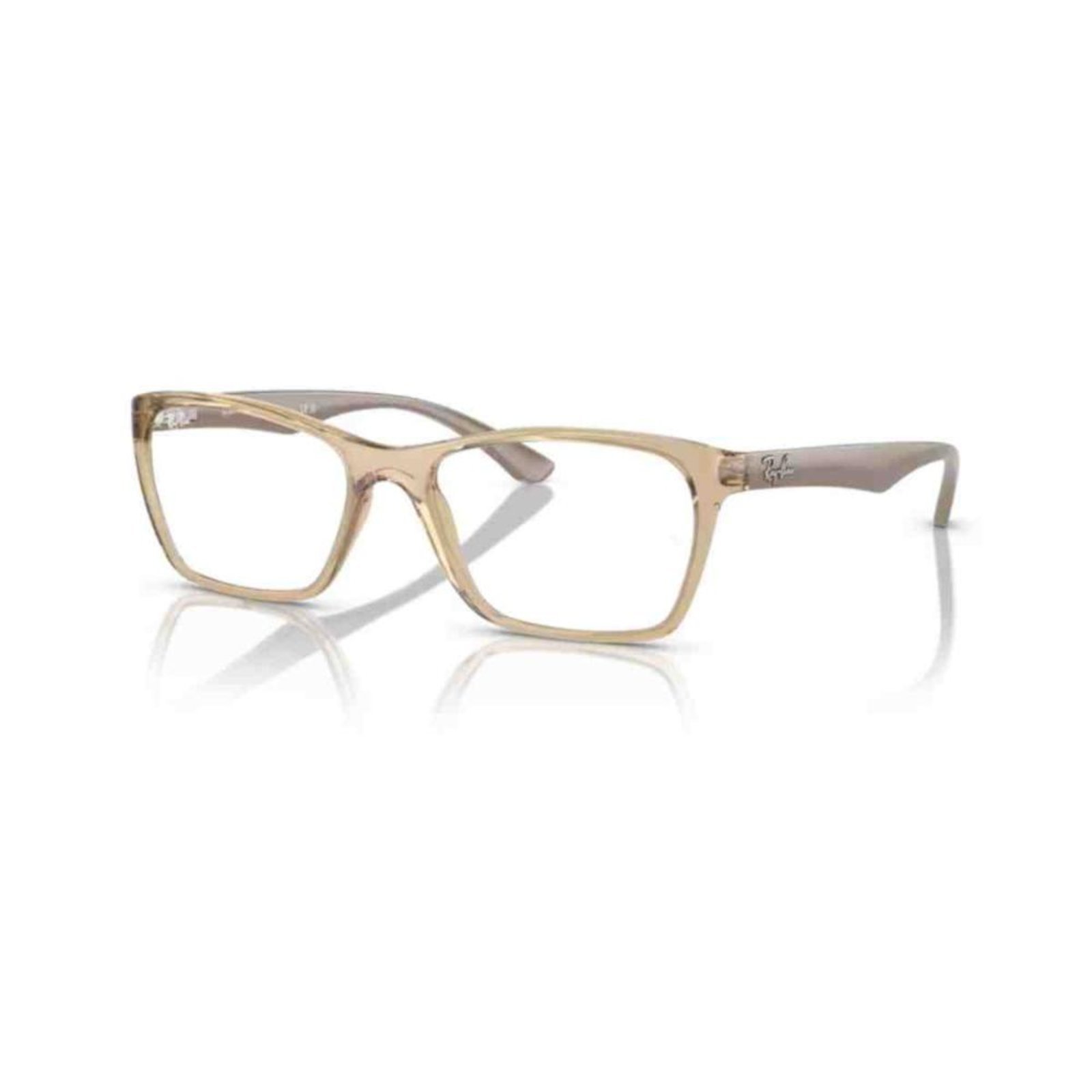 Armação de Grau Ray-Ban Retangular Caramelo 0RX7033L 8185 5
