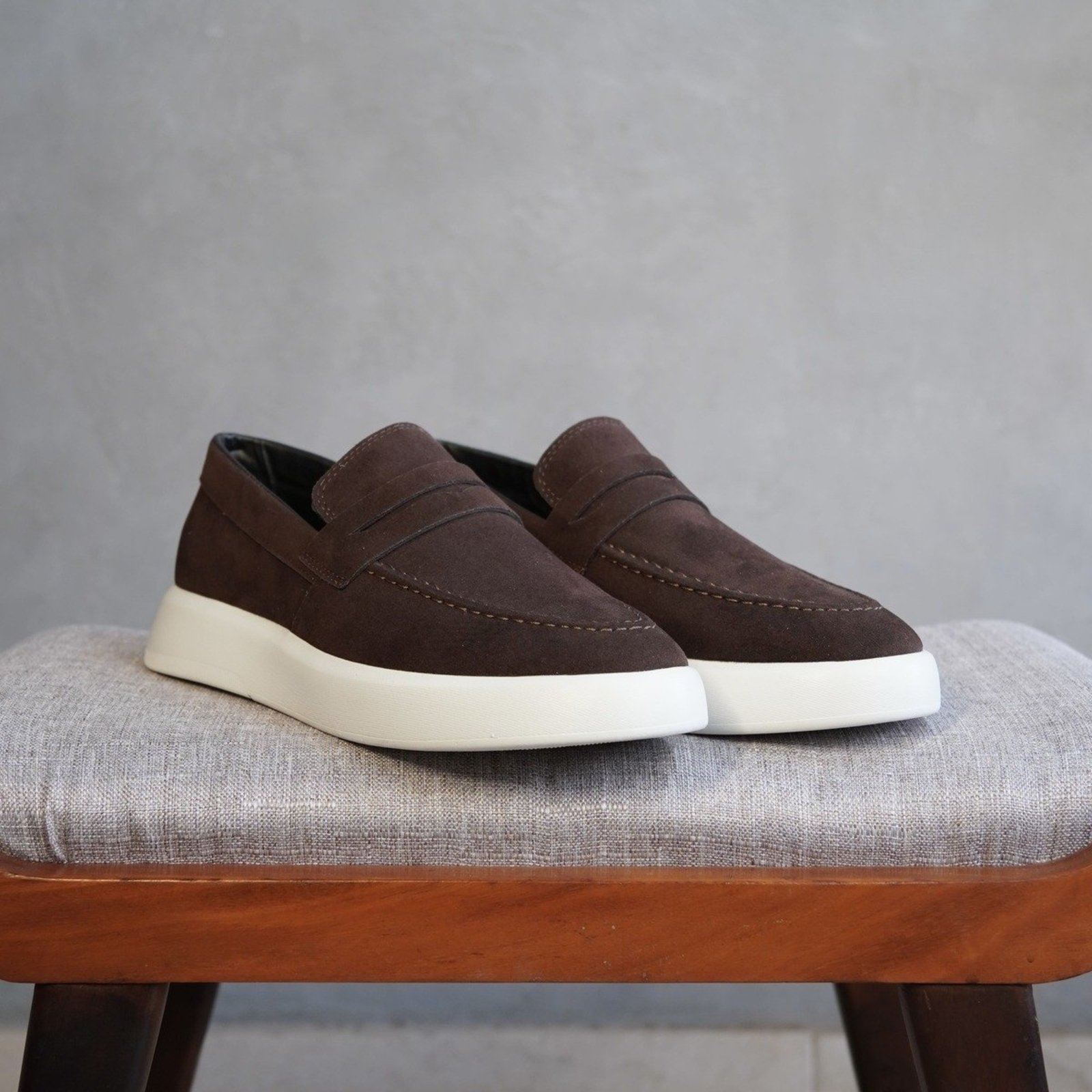 Mocassim Masculino Camurça Apollo Conforto Premium Solado Leve Trabalho Eventos Social