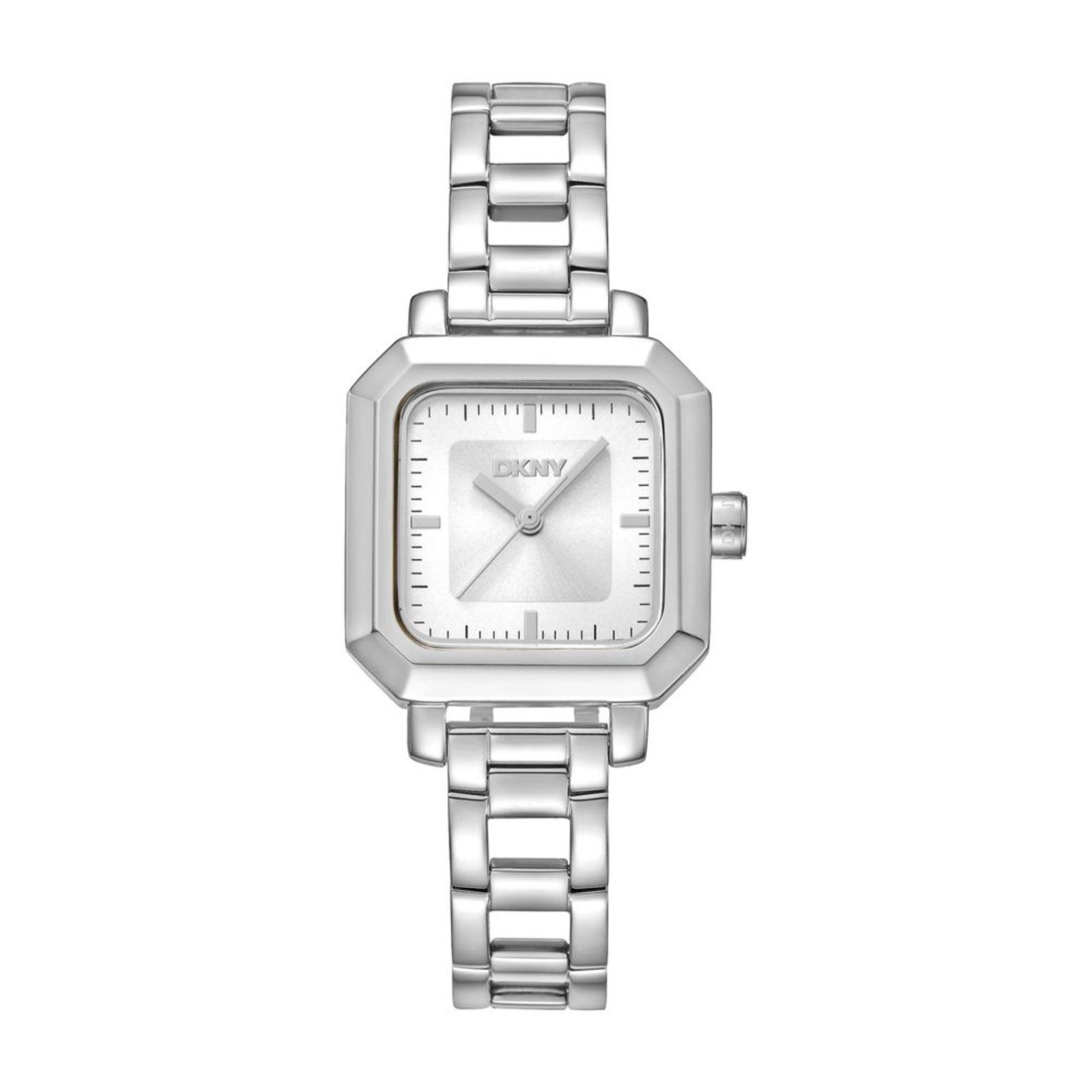 Relógio Feminino DKNY Gansevoort Prata Quadrado Donna Karan Donna Karan