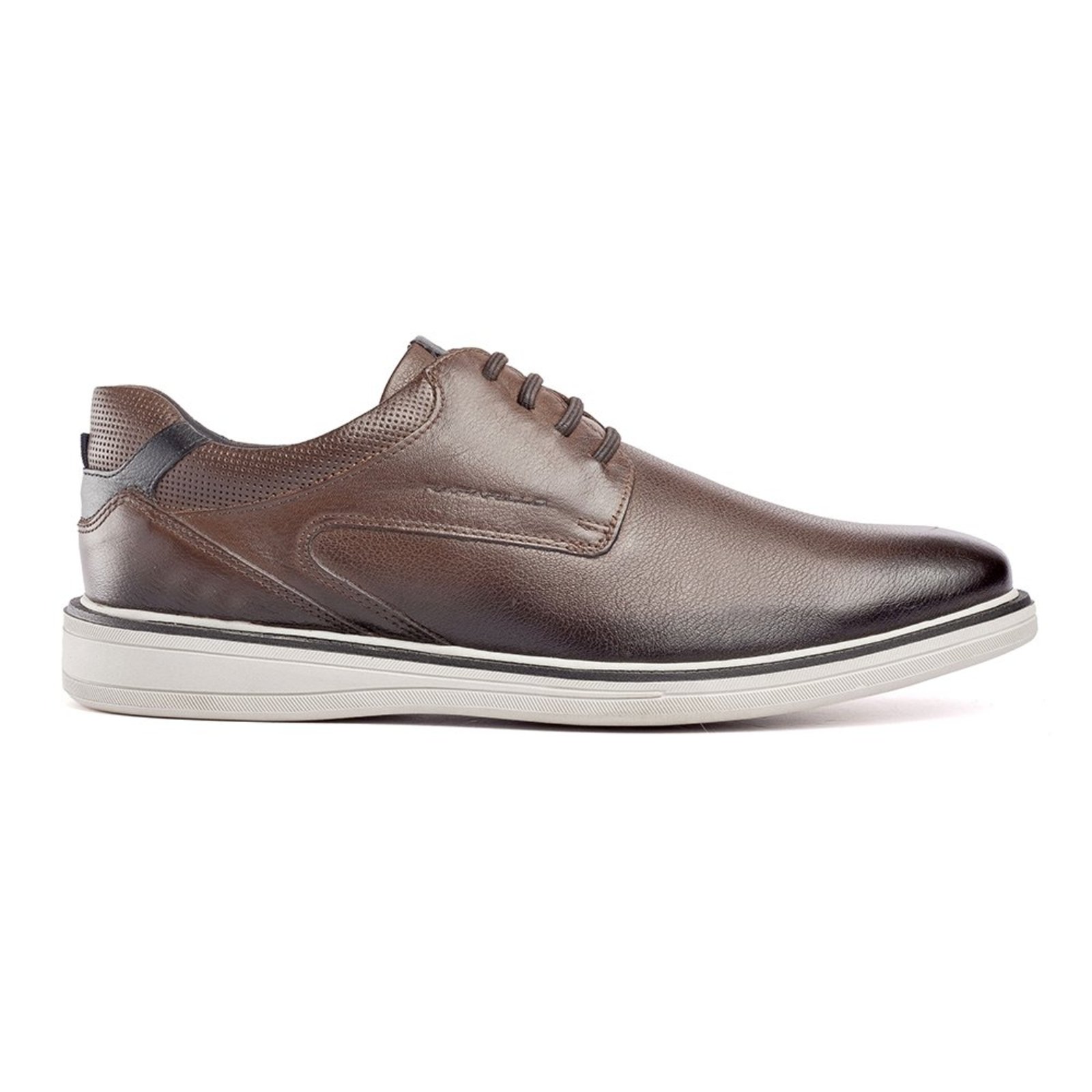Sapato Masculino Rafarillo Casual Marrom Cadarço Elástico