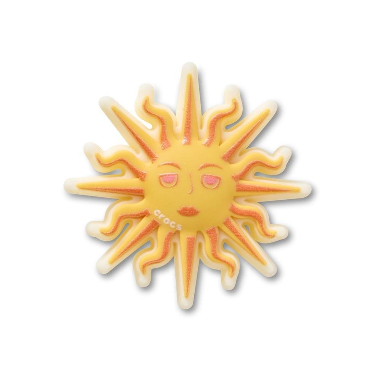 Infantil - Jibbitz™ Rosto de Sol Único Branco