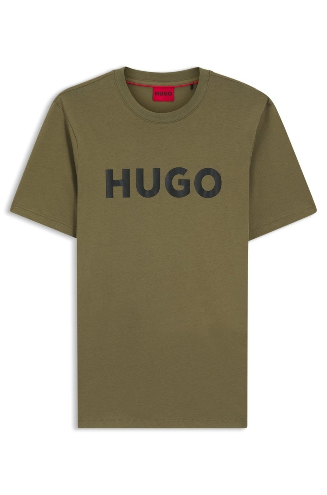 Camiseta De Ajuste Regular Em Algodão Com Logo