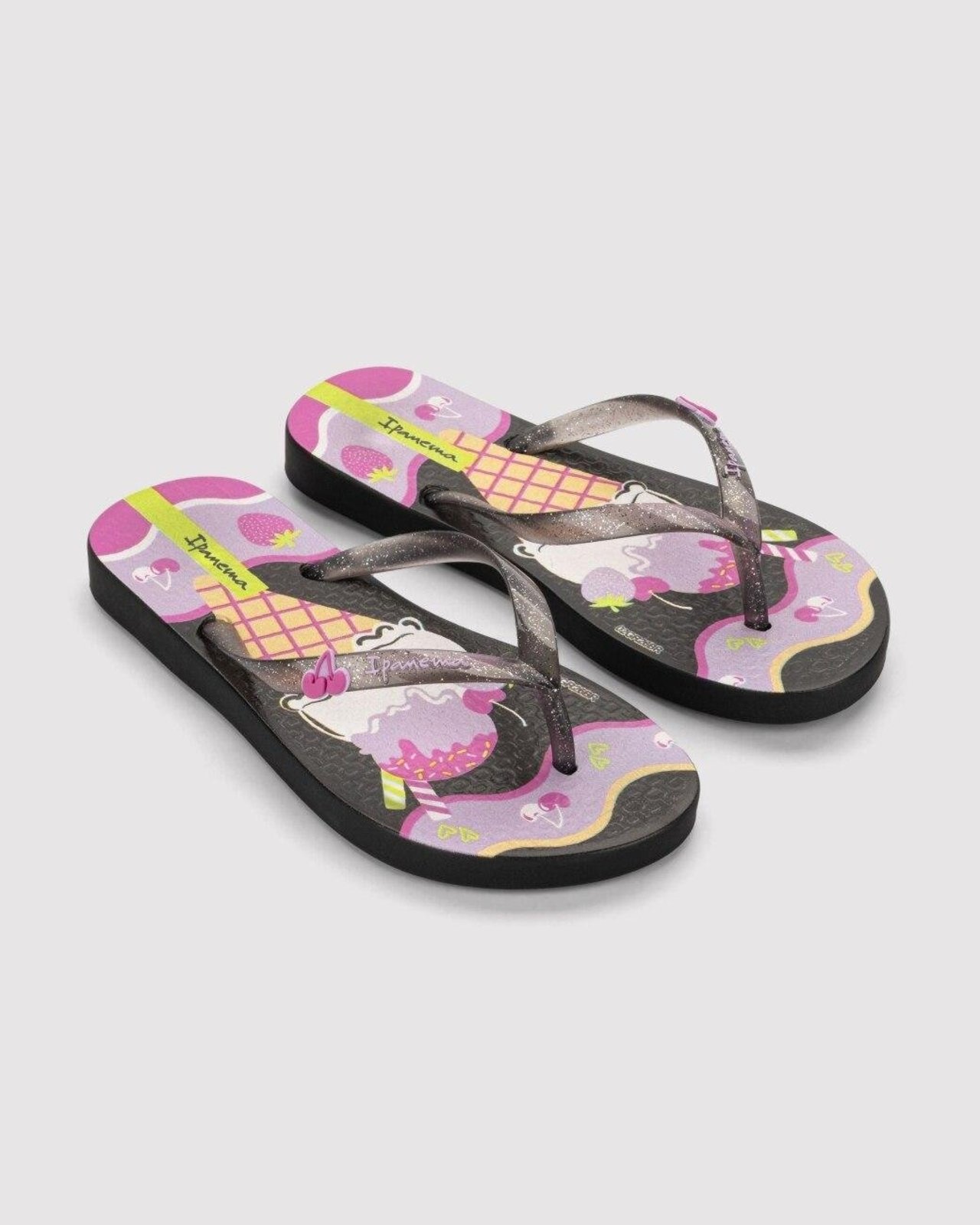 Infantil - Chinelo Ipanema Garden Shine Preto