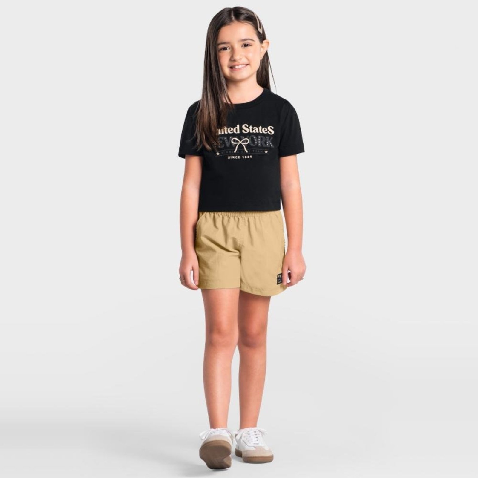 Infantil - Conjunto menina com laço Brandili