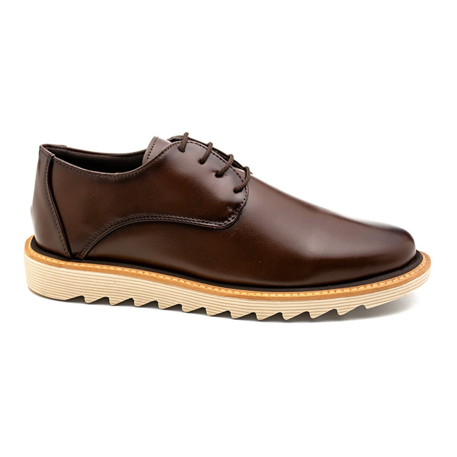 Sapato Masculino Casual Derby Tratorado Premium