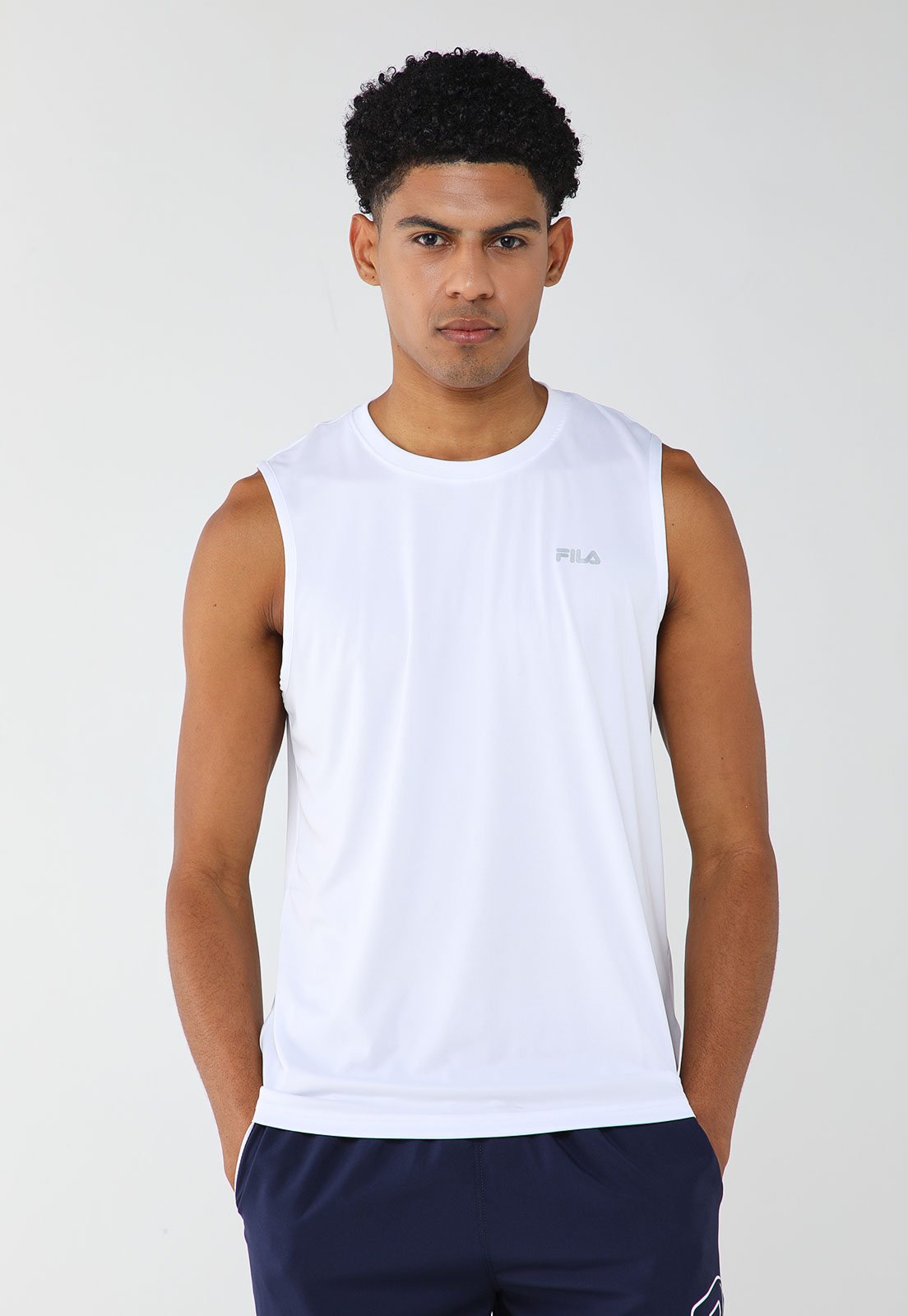 Regata Masculina Fila Basic Sports II Branca