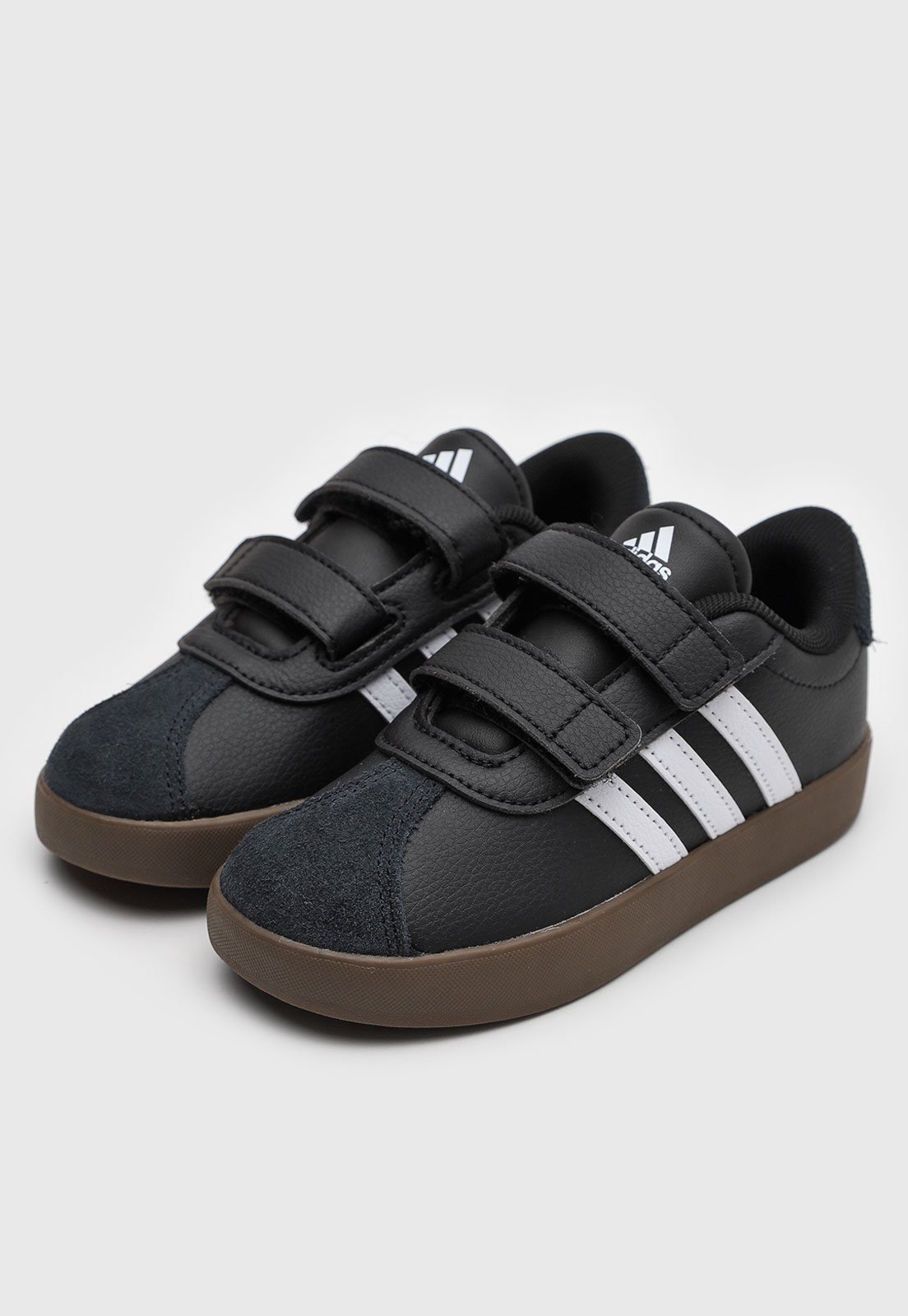 Infantil - Tênis Adidas Skateboarding Preto e Branco