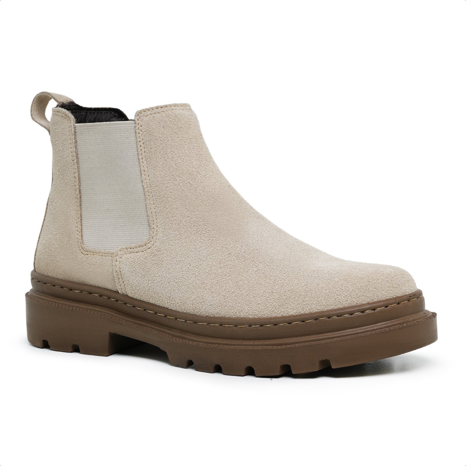 Bota Chelsea Masculina Malbork Couro Solado Borracha 69700A