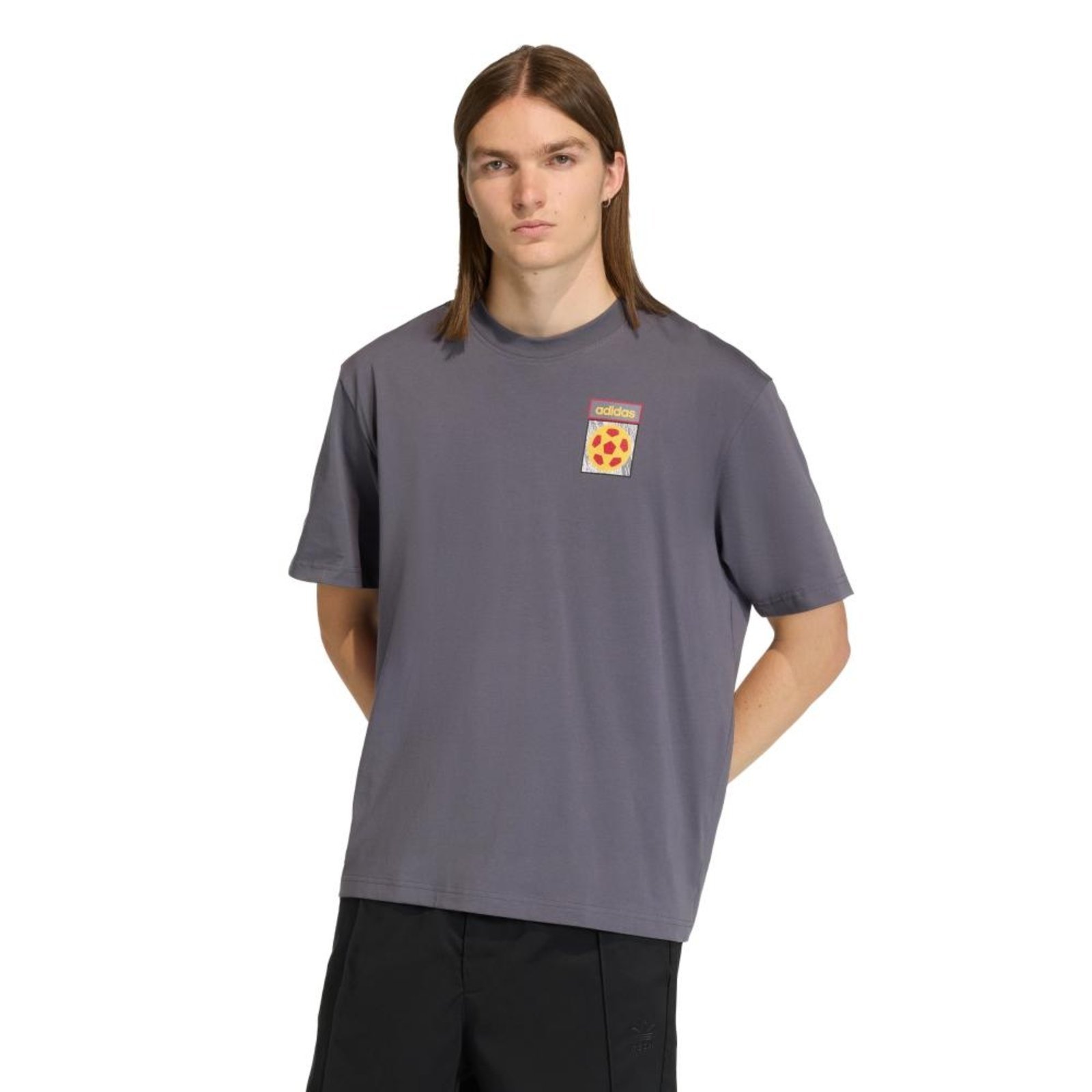 Camiseta Archive Country Flag adidas Originals Cinza