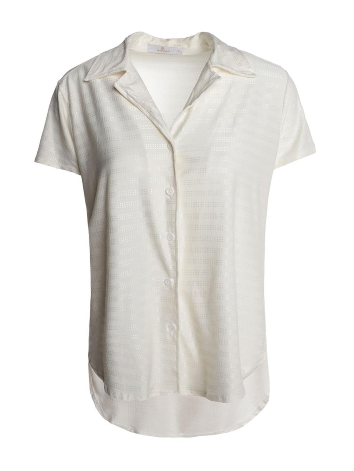 Vista 2 Camisa Mullet Fios Brilhosos Autentique Feminino OFF WHITE off-white white Autentique off-white white