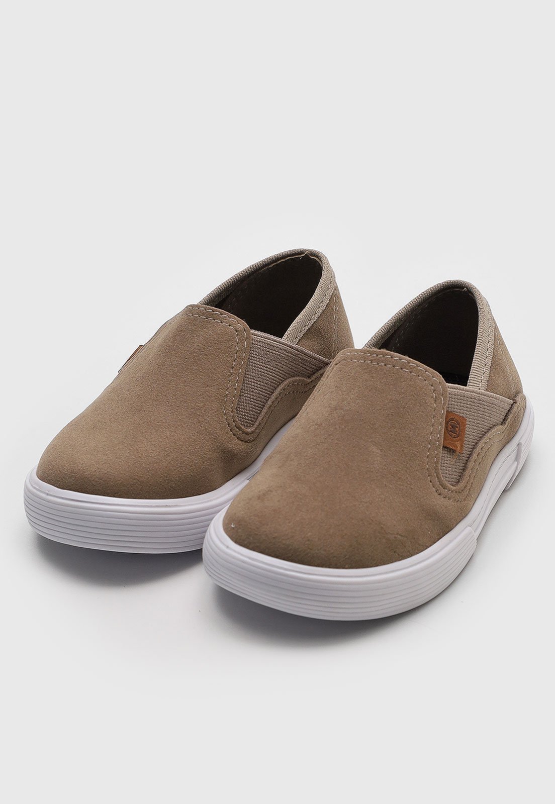 Infantil - Tênis Slip On Molekinho Suede Bege
