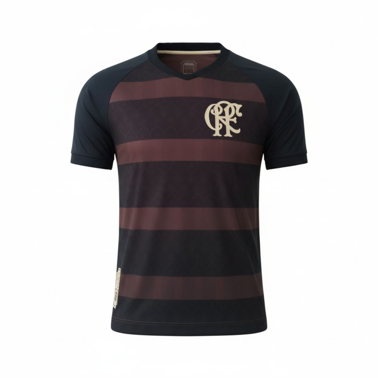 Camisa Flamengo Masculina Consciência Negra Diamante Oficial Preto/Marron