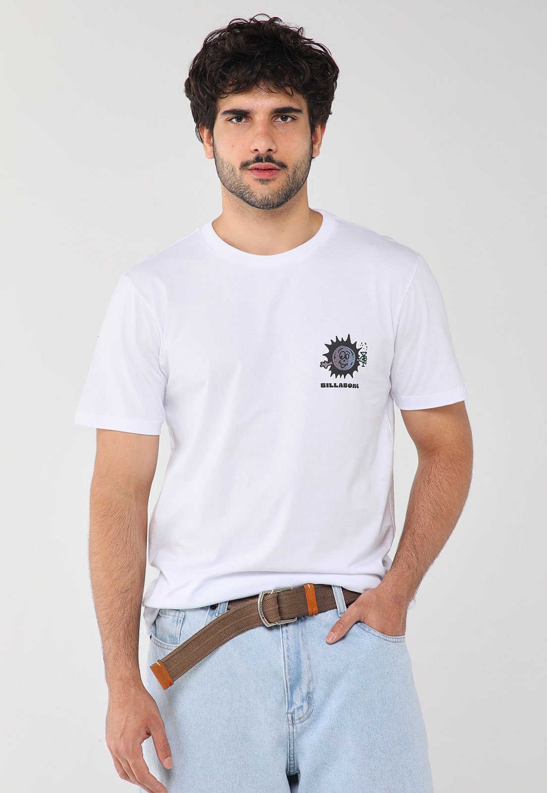 Camiseta Masculina Billabong Sun Fun Branca
