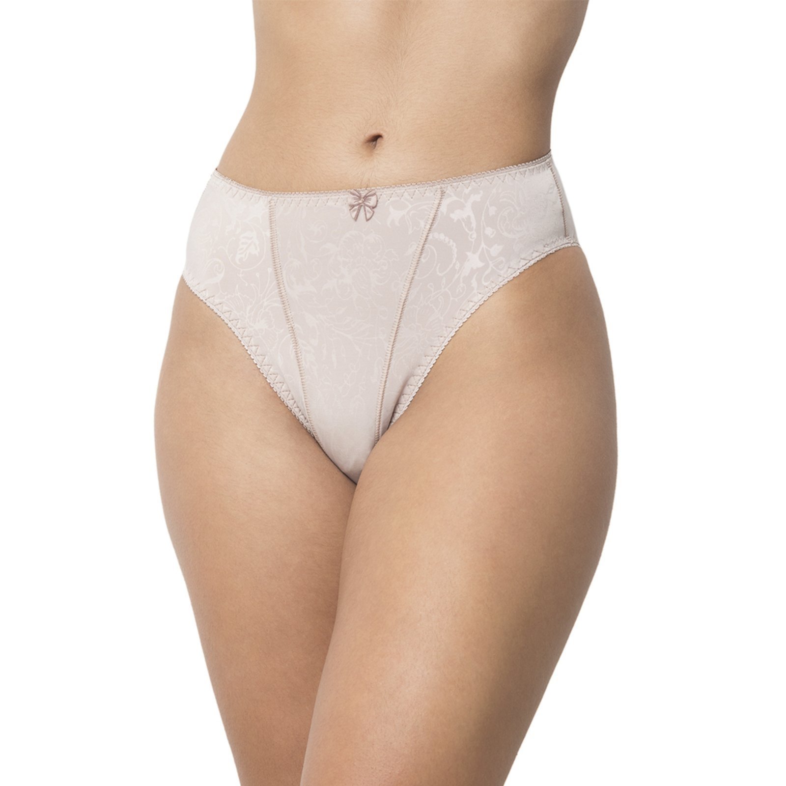 Vista 3 Kit 5 Calcinhas Gabi Lingerie Tanga Microfibra Confortável Cintura Média multicolorido Gabi Lingerie multicolorido