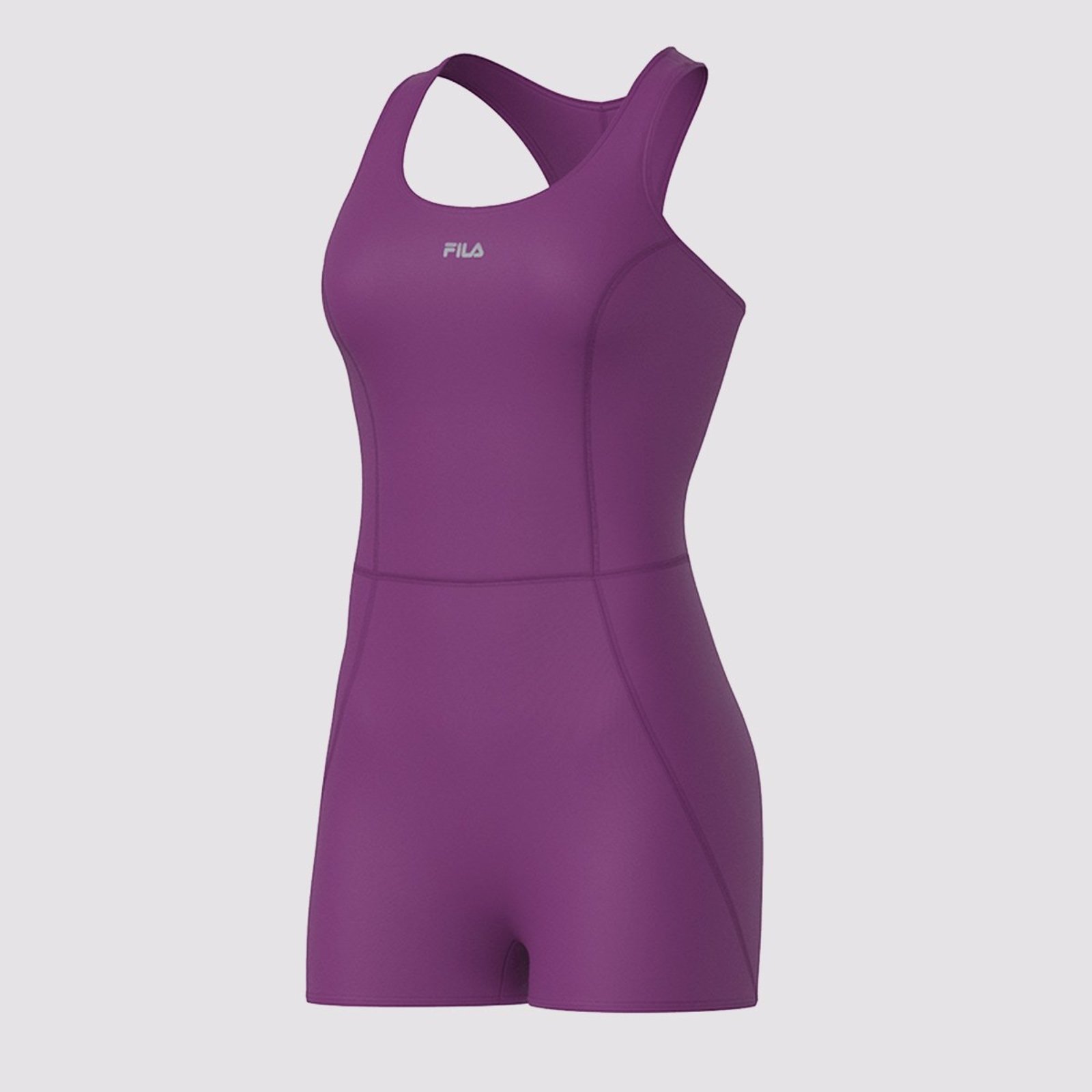 Maiô Fila Long Tri Feminino Violeta