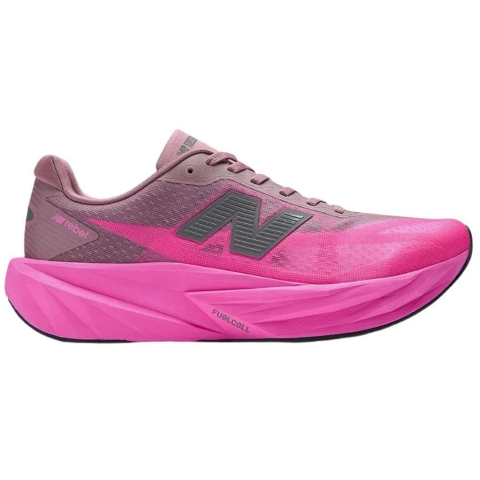 Tênis New Balance Fuelcell Rebel V5 Masculino - Rosa Neo/rosa