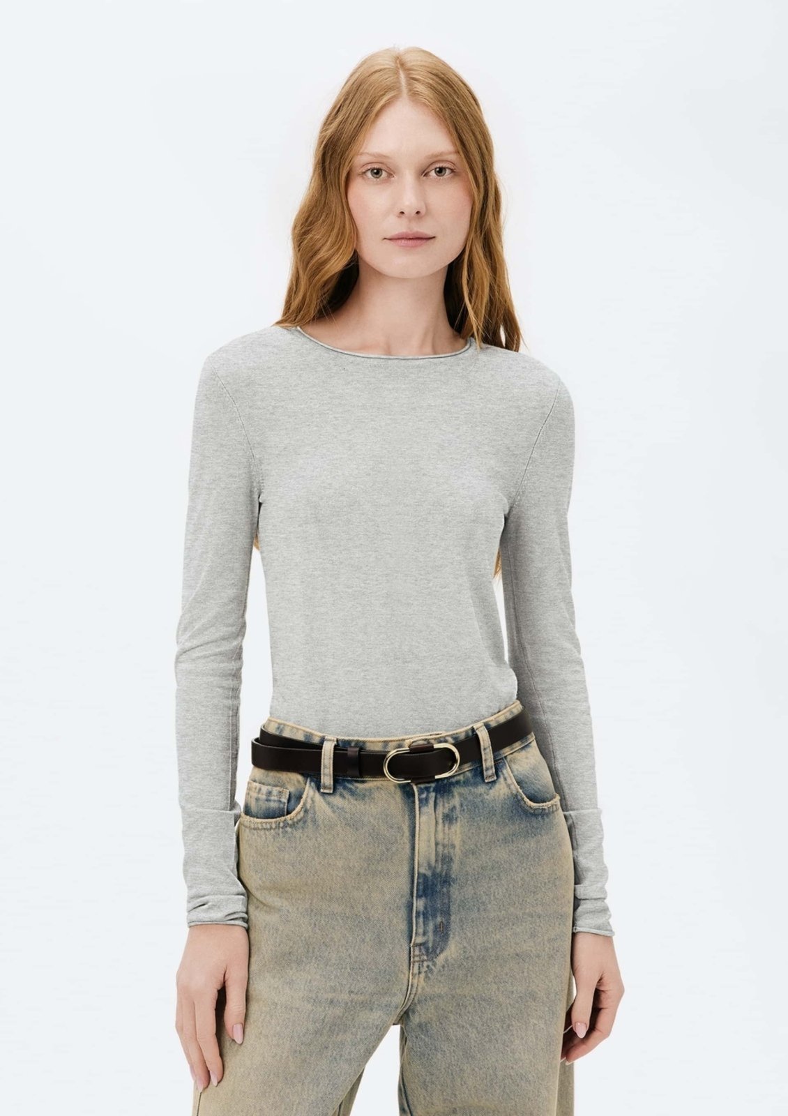Blusa Feminina Manga Longa Slim Em Tricô Leve Hering