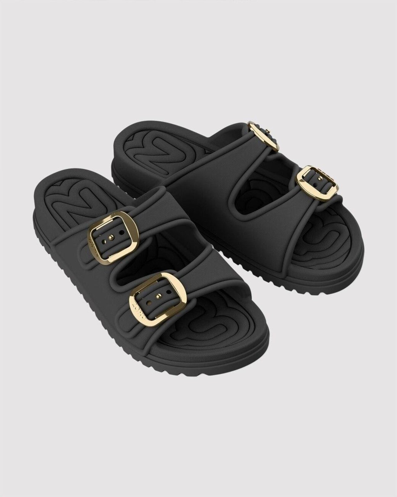 Chinelo Slide Feminino Zaxy Partner Air Preto