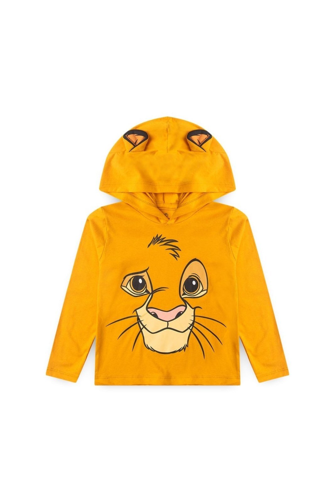 Infantil – Camiseta Disney Rei Leão com Capuz