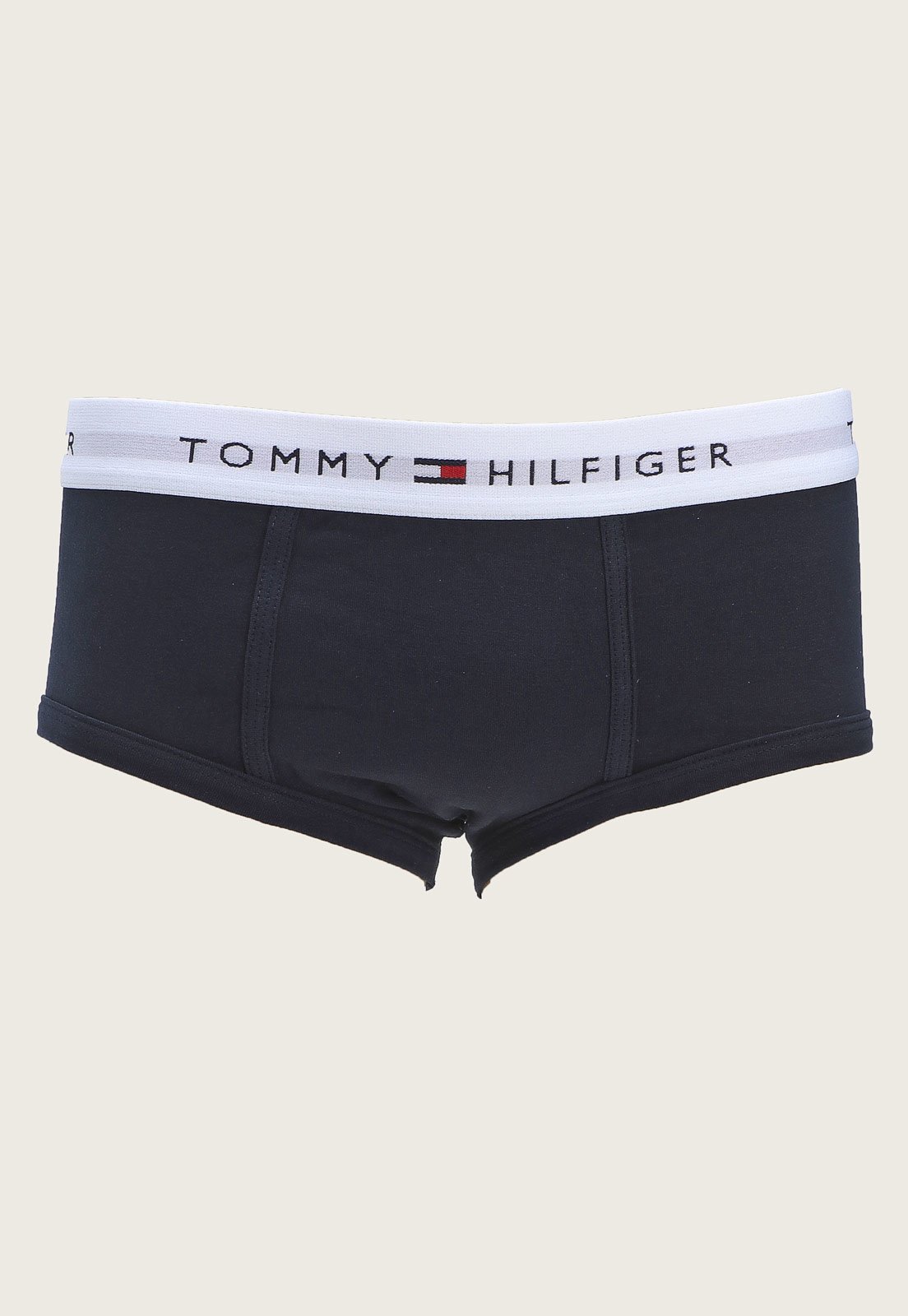 Vista 3 Kit 3pçs Cueca Tommy Hilfiger Slip Logo Azul-Marinho azul marinho Tommy Hilfiger azul marinho