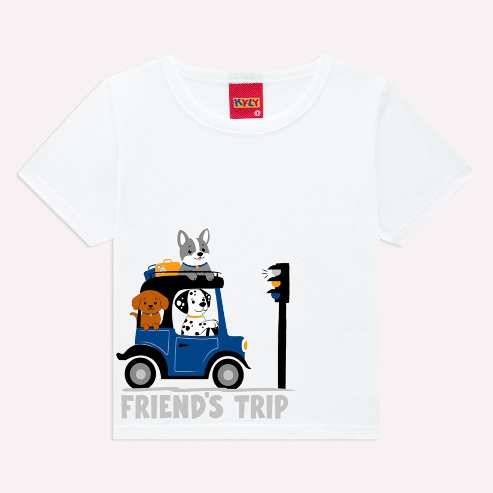 Infantil – Camiseta Menino Cachorrinhos Kyly