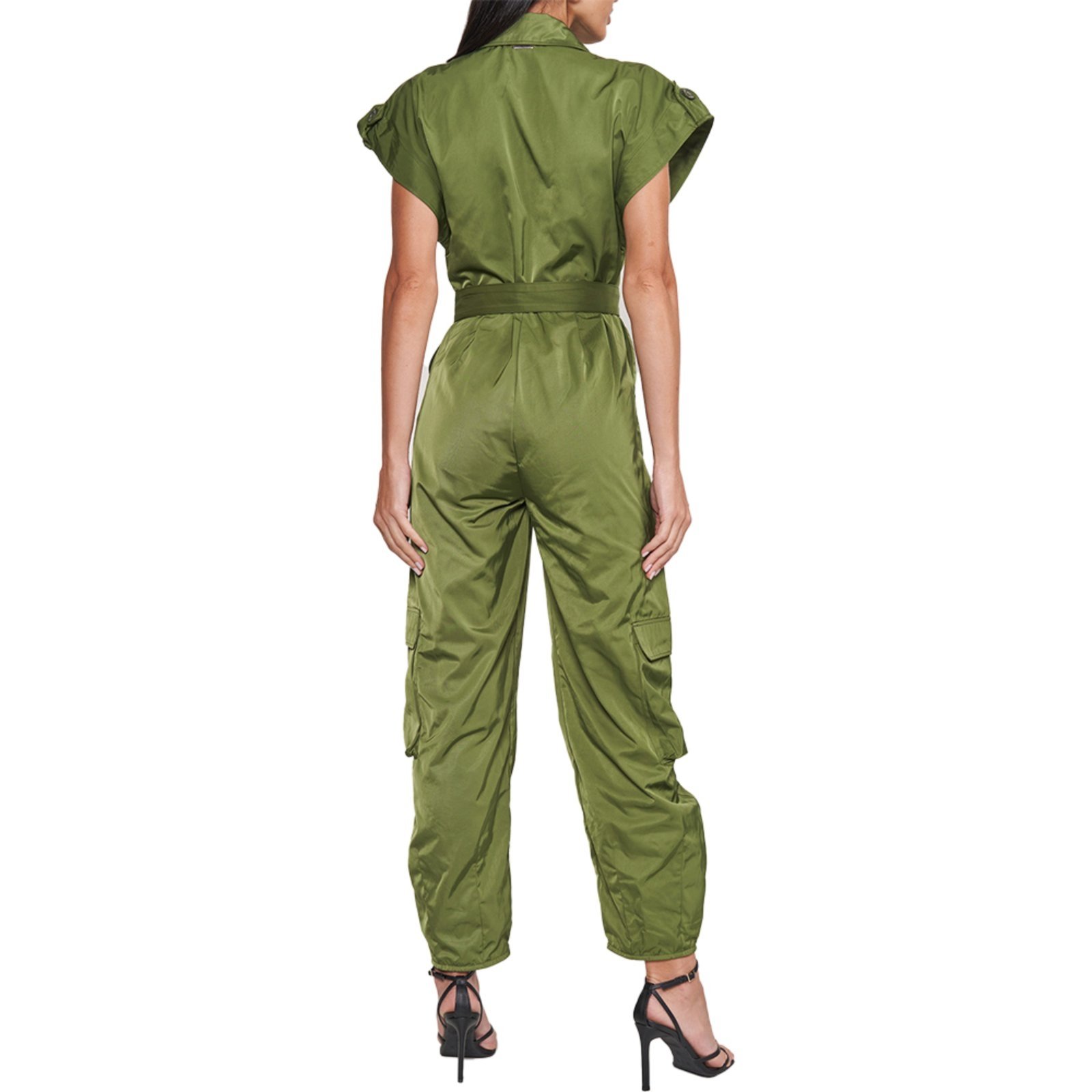 Vista 3 Macacão Colcci Nylon In24 Livas Feminino verde Colcci verde