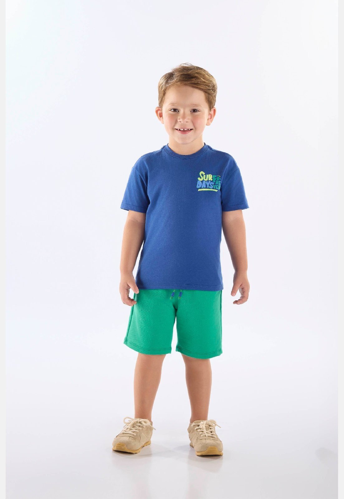 Infantil - Conjunto Surf Days para Menino Up Baby Azul