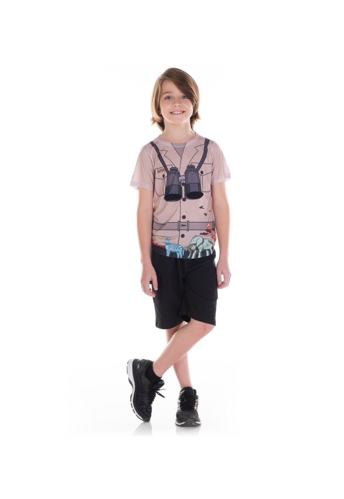Infantil - Conjunto Bem Vestir Fantasia Safari