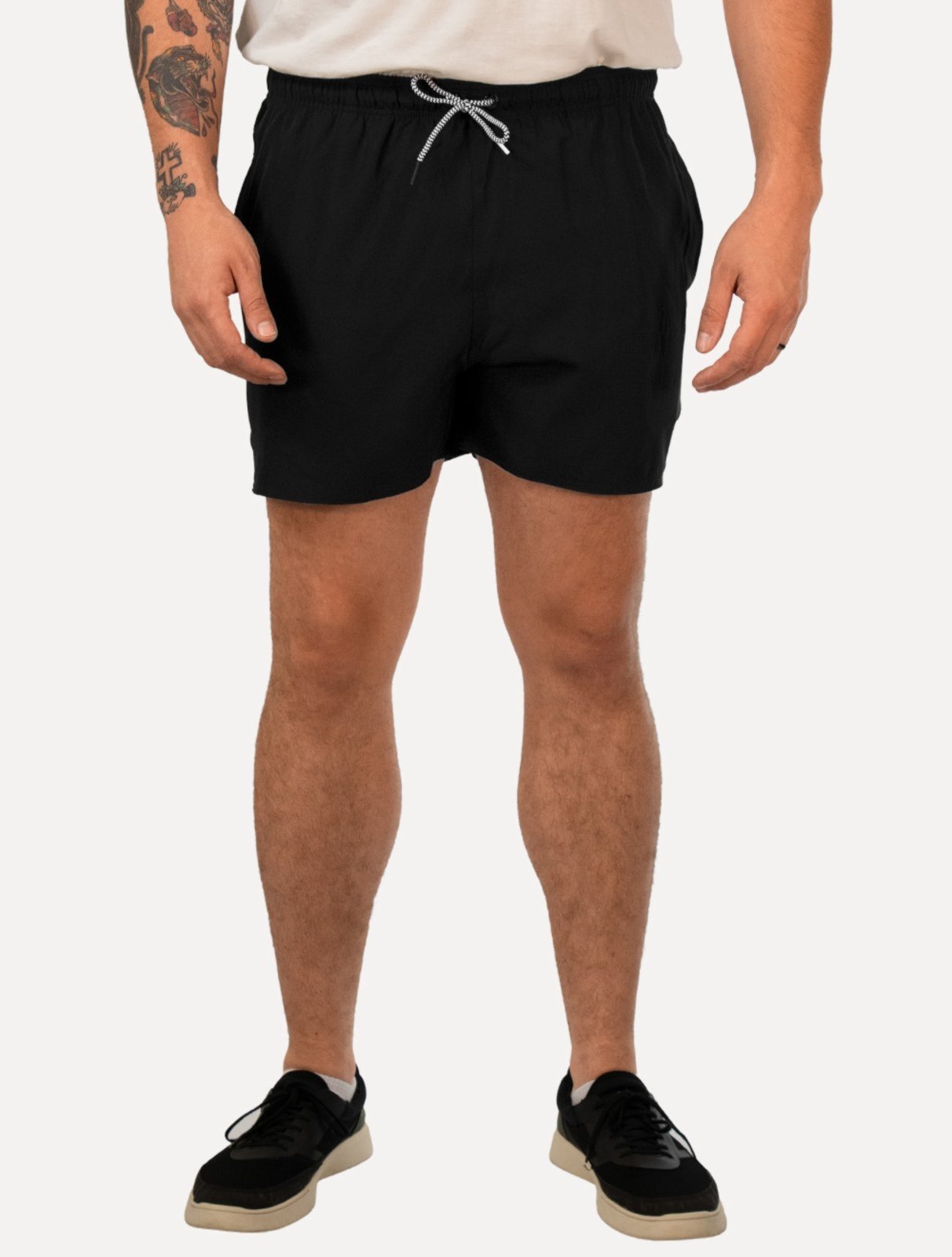 Short Reserva Masculino D Água Beachwear Liso Basico Lateral Preto