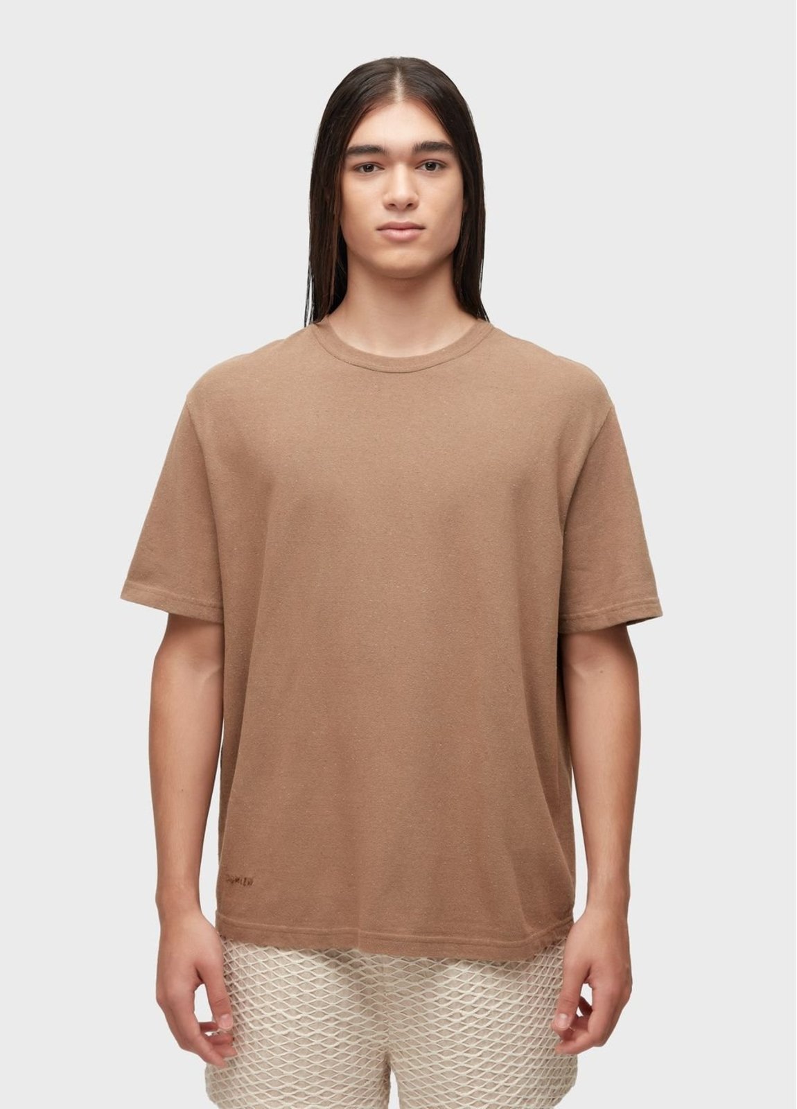 T-shirt over rustic yoke embroidered OSKLEN