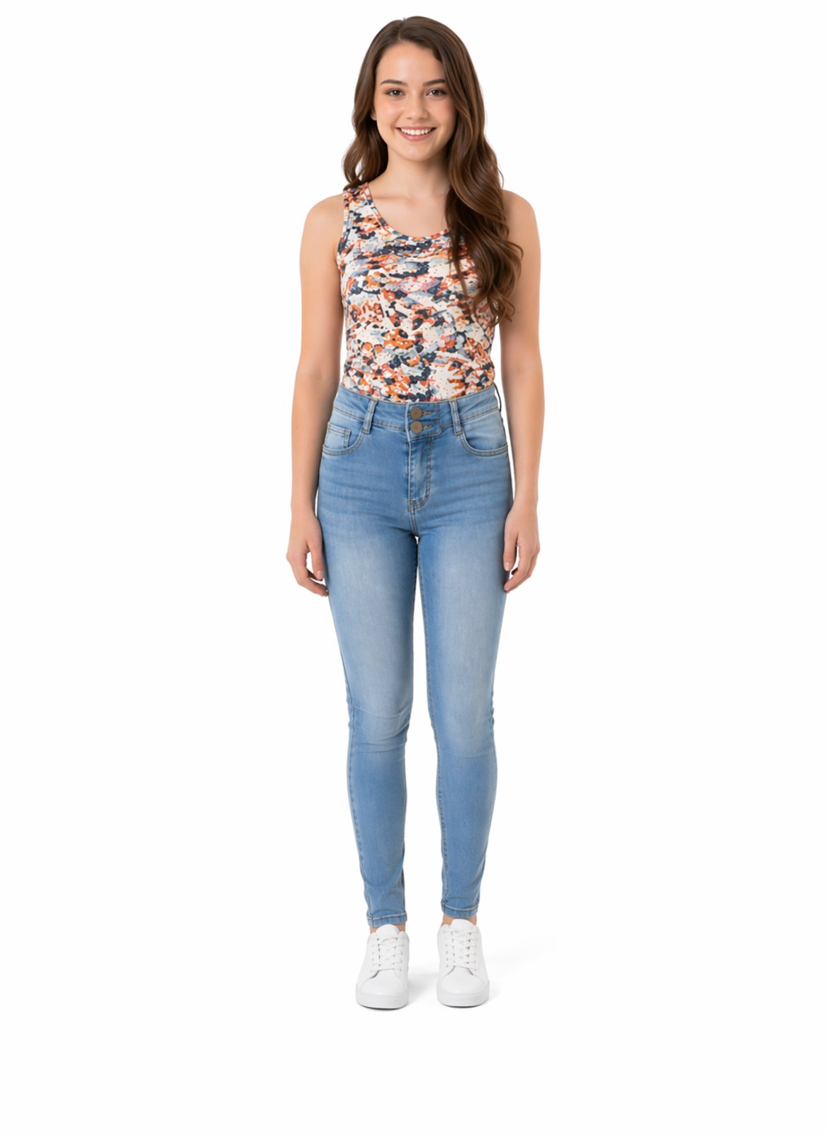 Calça Jeans Skinny Feminina Jeans Claro