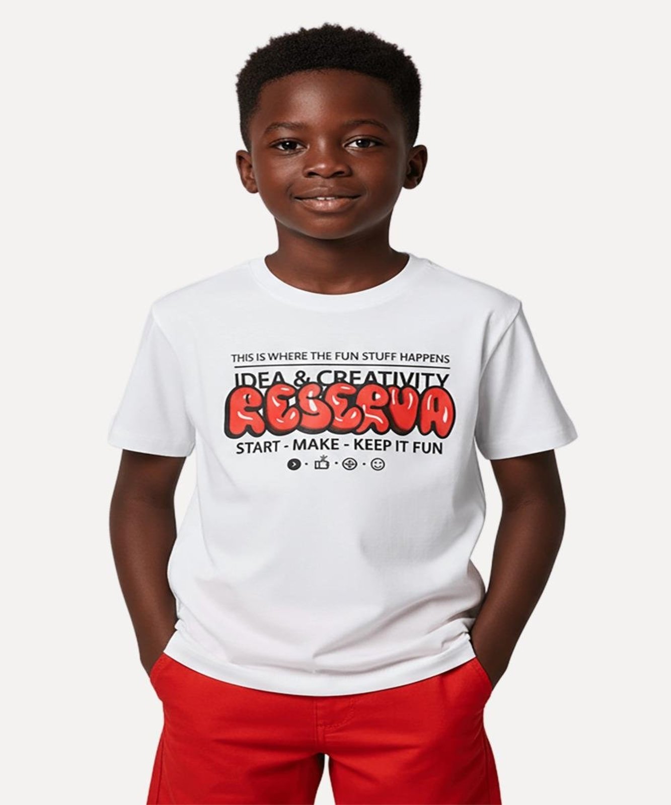 Infantil - Camiseta Oversized Est Keep It Fun Reserva Mini