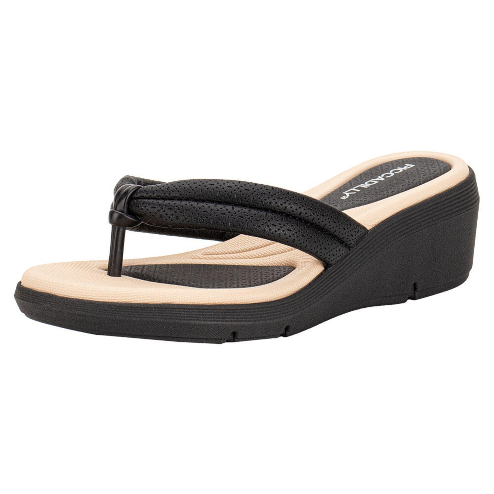 Tamanco Feminino Anabela Piccadilly 540356 0080356 Preto