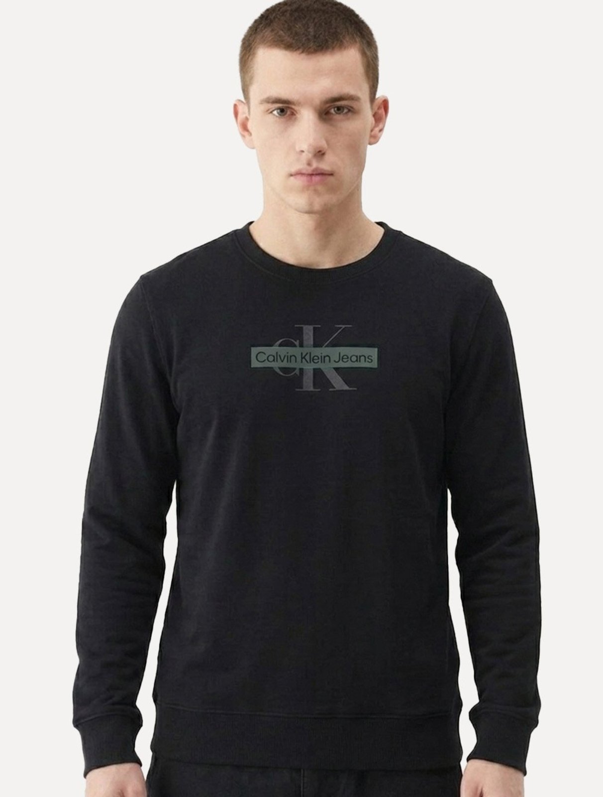 Moletom Calvin Klein Jeans Masculino Gel Reissue Stripe Preta