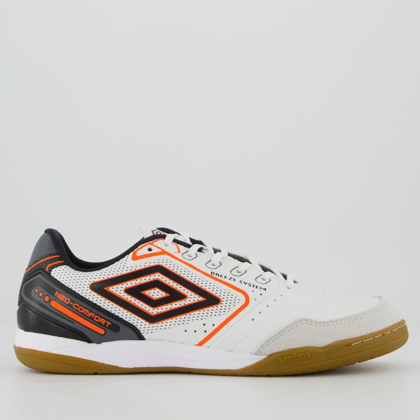 Chuteira Umbro Neo Comfort II Futsal Branca e Preta