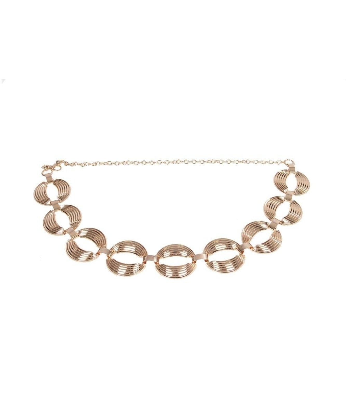 Cinto Corrente Pixolé Sh55-C844c Dourado Incolor