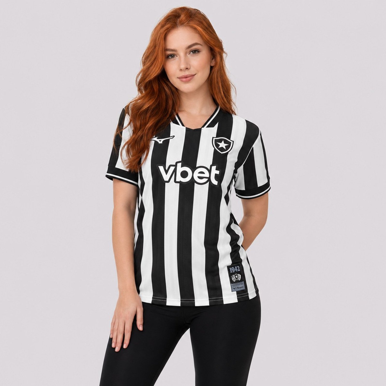 Camisa Mizuno Botafogo I 2026 Feminina