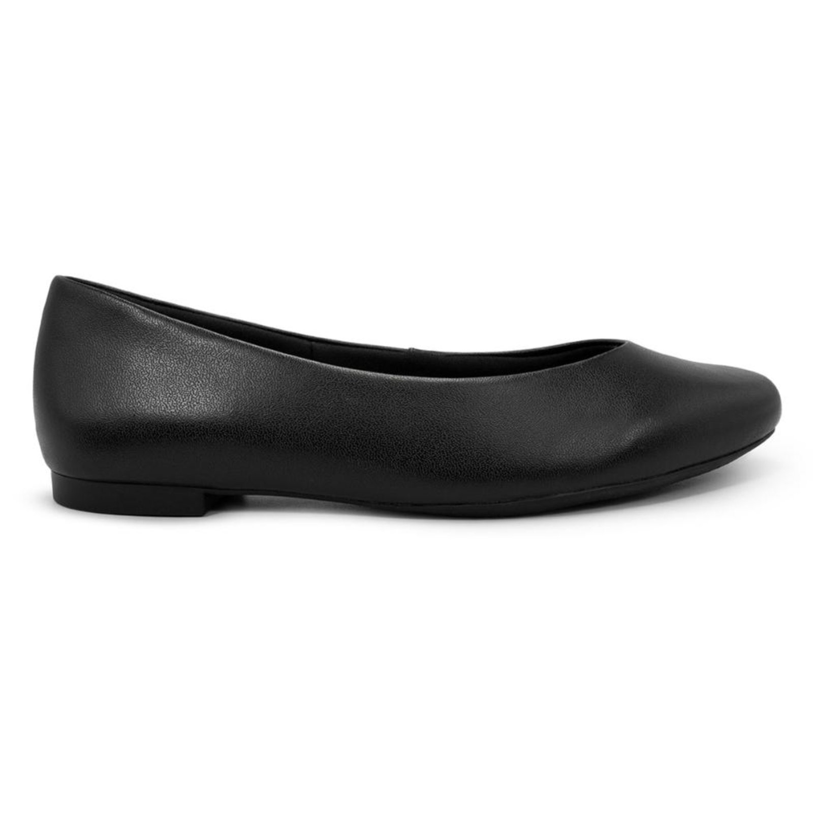 Sapatilha Usaflex Feminina Couro Casual UD08001 Preto