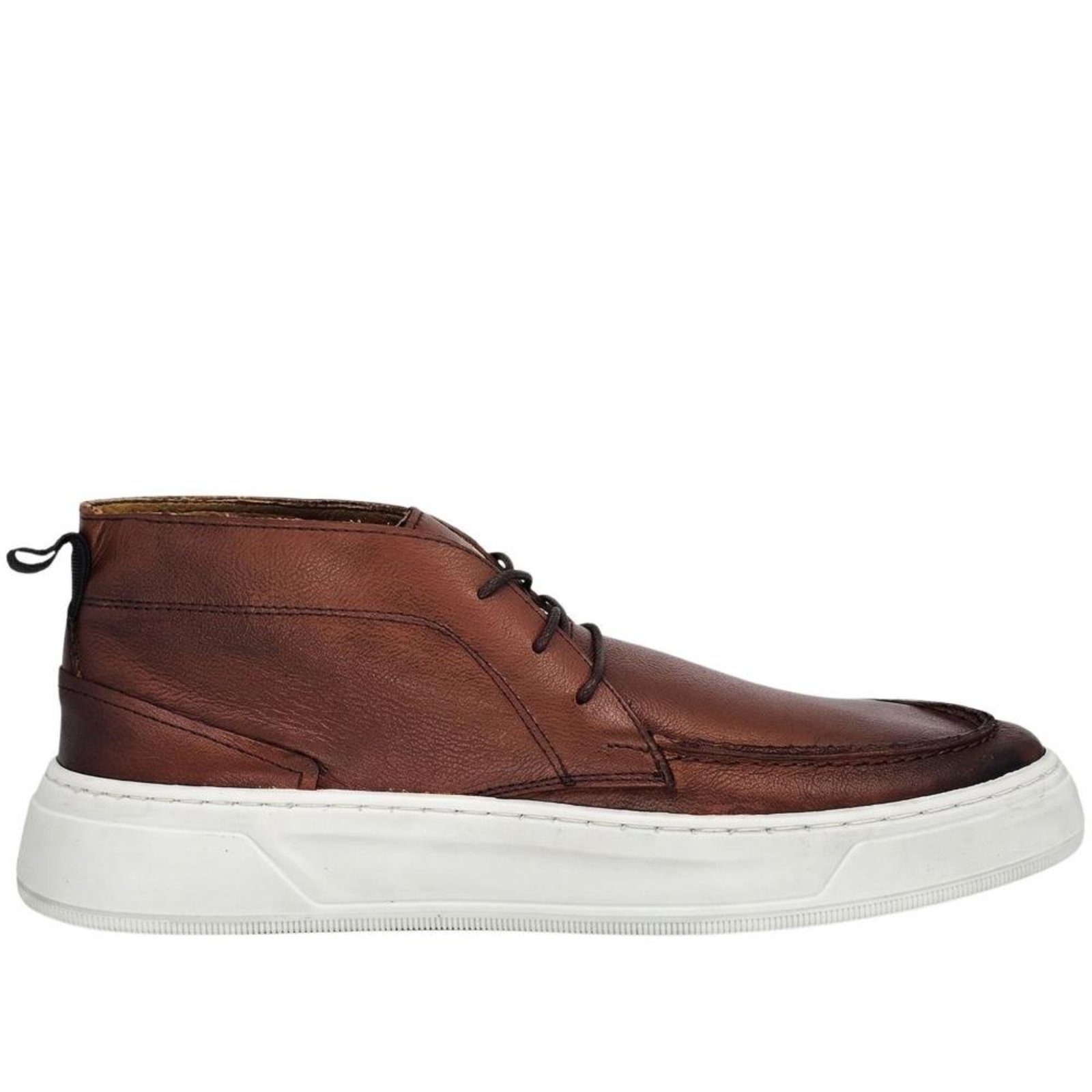 Sapatênis Masculino Mark em Couro Zariff Mrk004fc Marrom Escuro Incolor