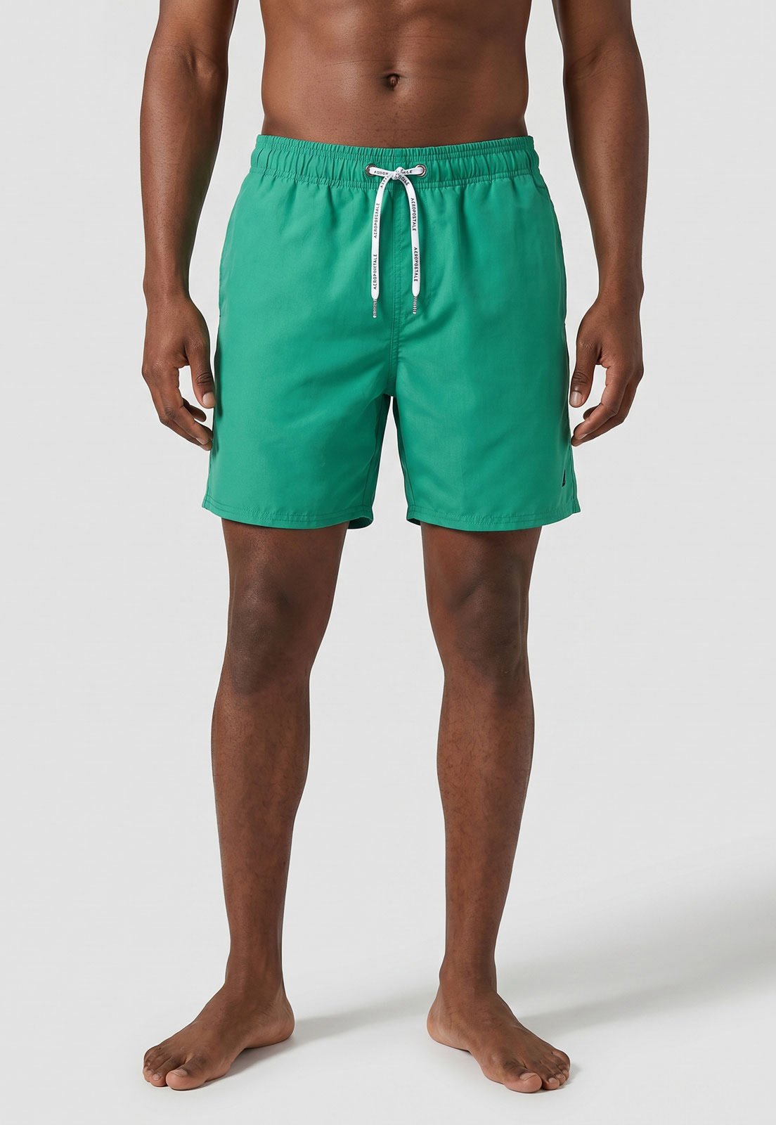 Short de Banho Masculino Aeropostale Logo Verde