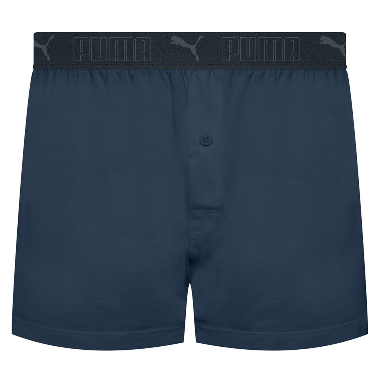 Samba Canção Puma Com Cós Elástico e Abertura Masculina Marinho