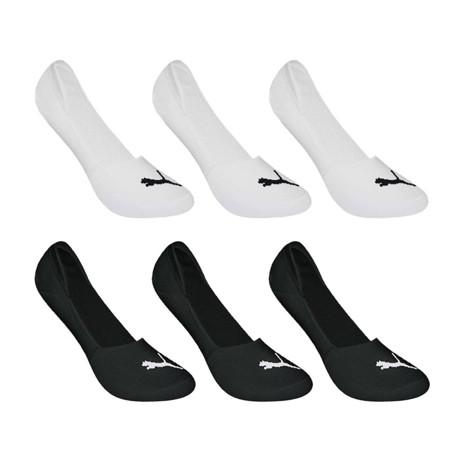 Kit 6 Pares de Meias Puma Sapatilha Invisível Feminino