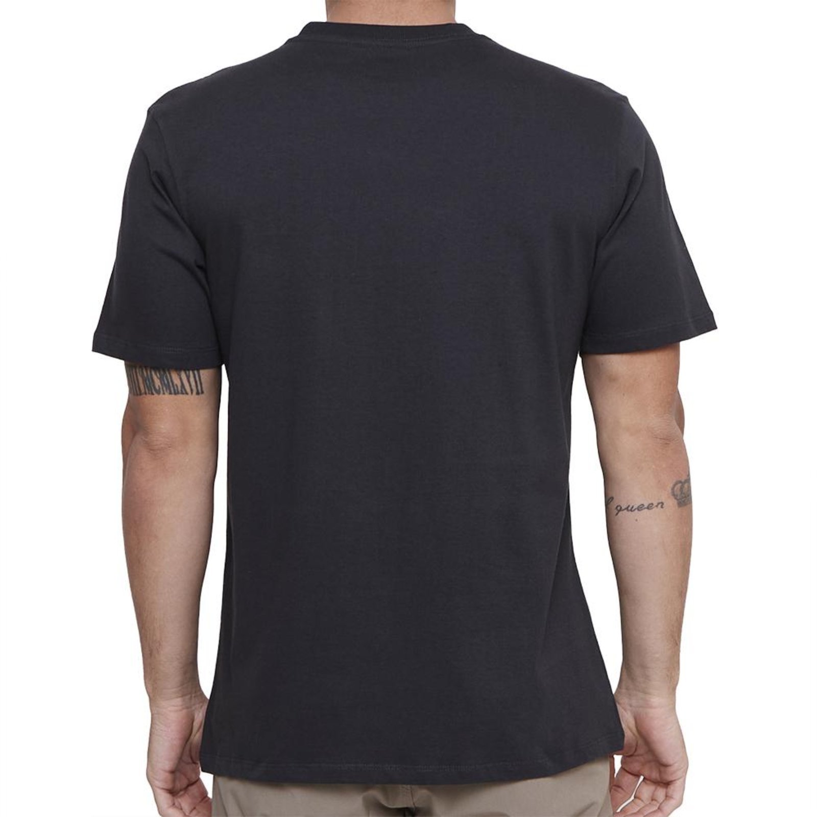 Camiseta Quiksilver Everyday Stripe SM25 Masculina Cinza