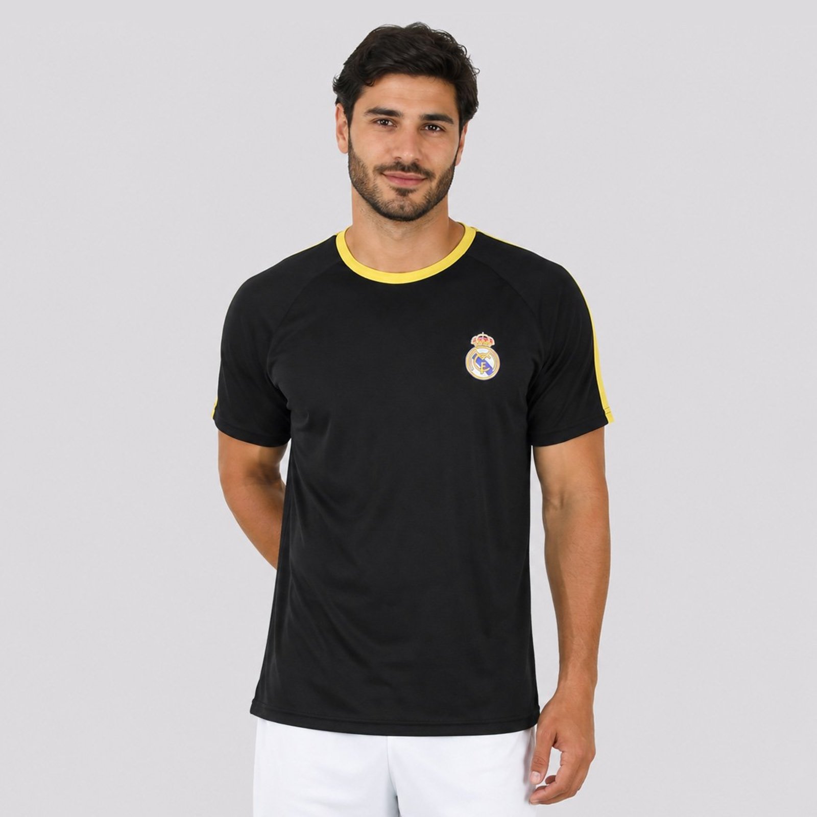 Camisa Real Madrid Campeones Preta