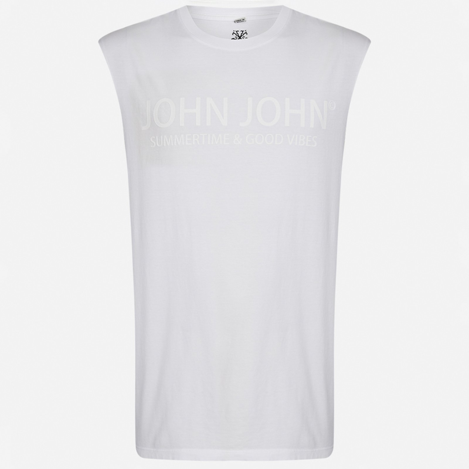 Regata John John Skater Sum Color Bc Branco Masculino