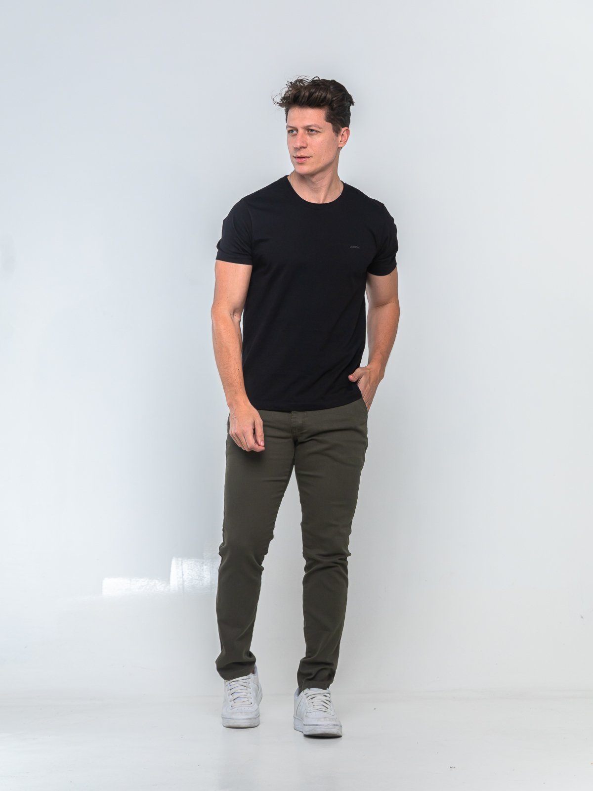 Calça Sarja Masculina – Tempo Habil Conforto e Estilo Verde