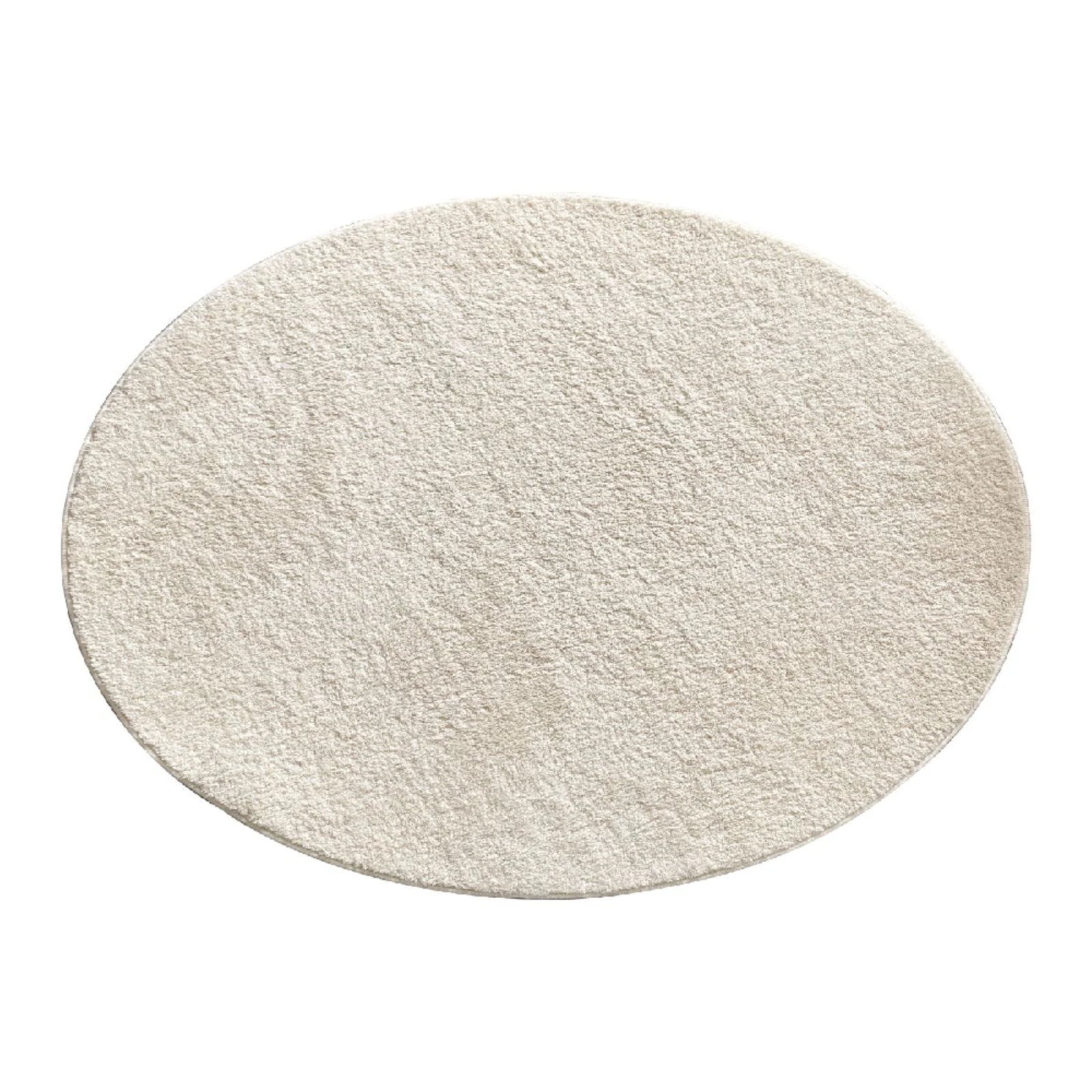 Tapete Vip Class Pelo Baixo Antiderrapante - Jolitex - Palha - 150cm Redondo