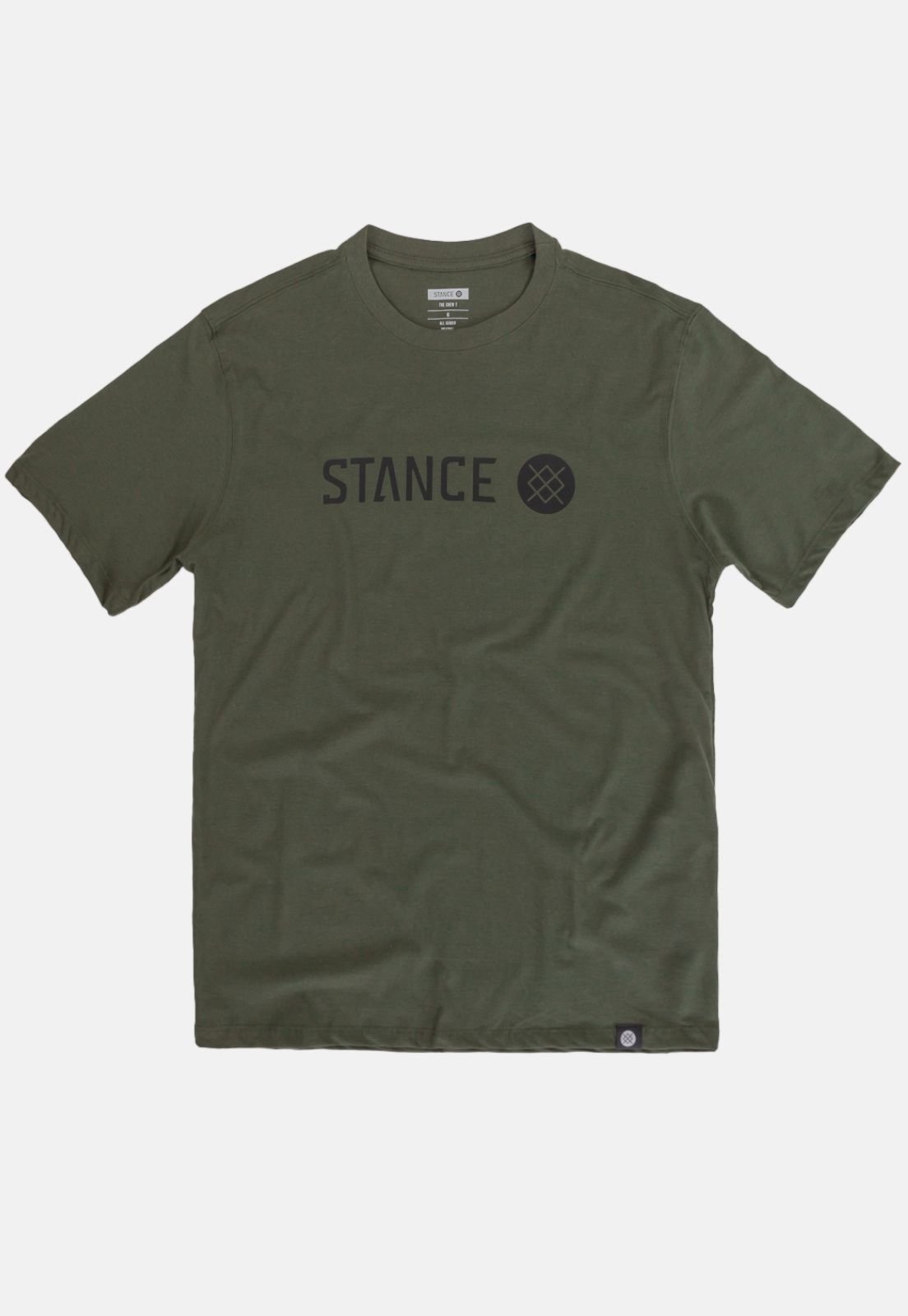 Camiseta Stance Estampa Logo Verde Militar