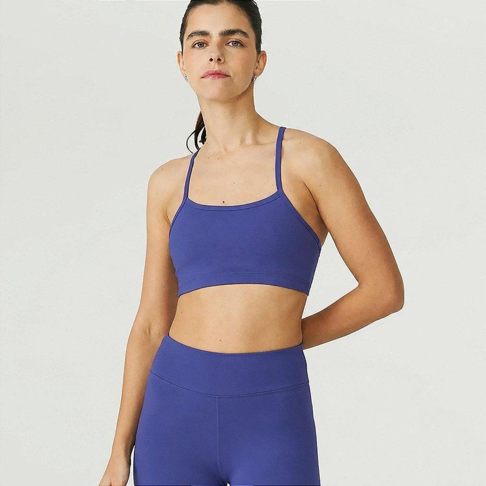 Top Fila Life Feminino Marinho Carbono Azul Marinho