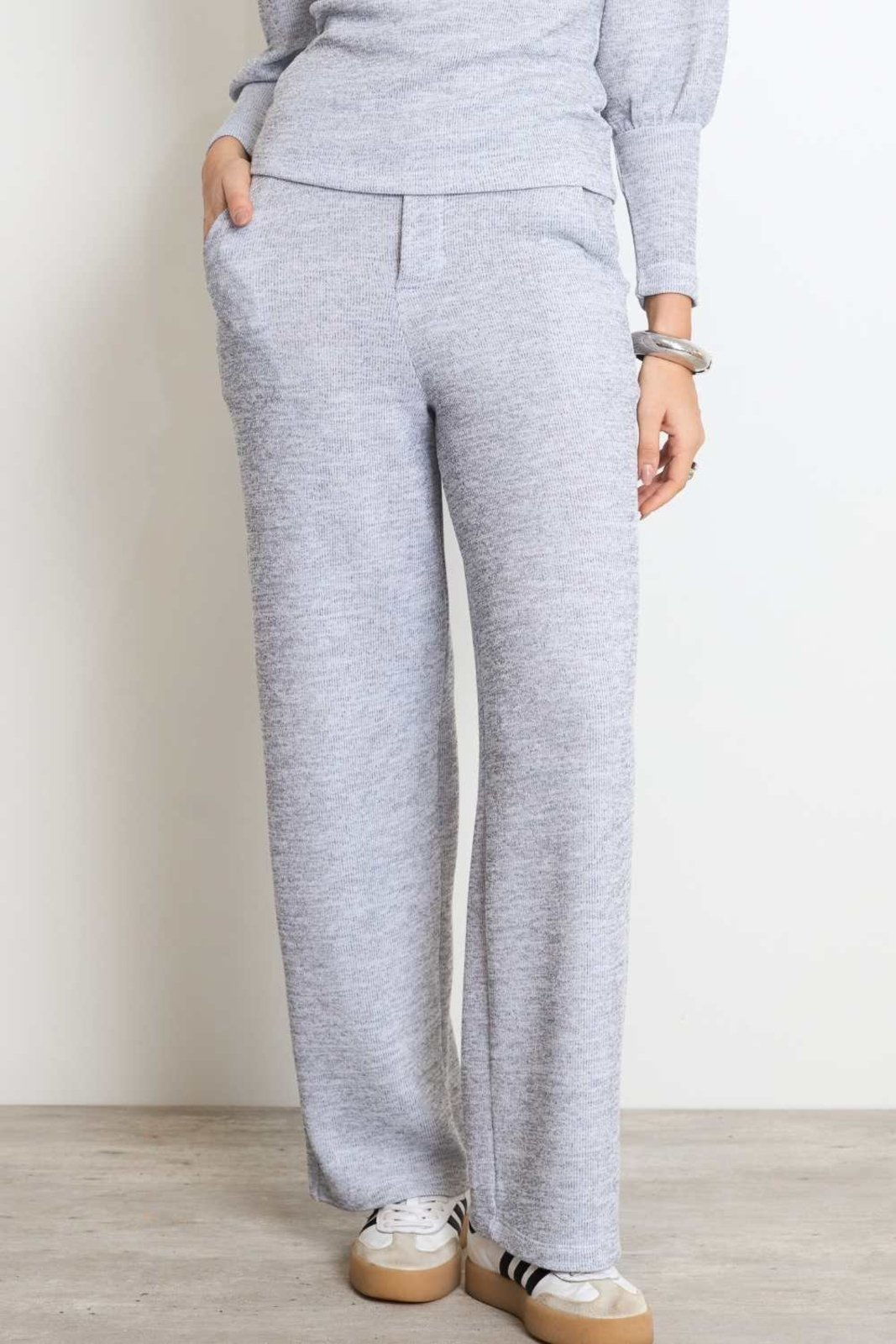 Calça Vanibele Wide Cinza